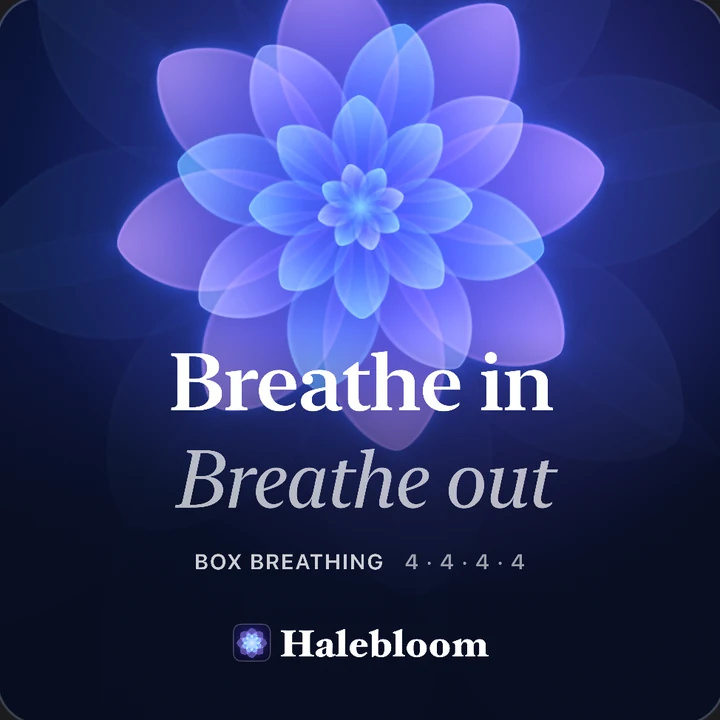 Breathe in, breathe out: box breathing to try.